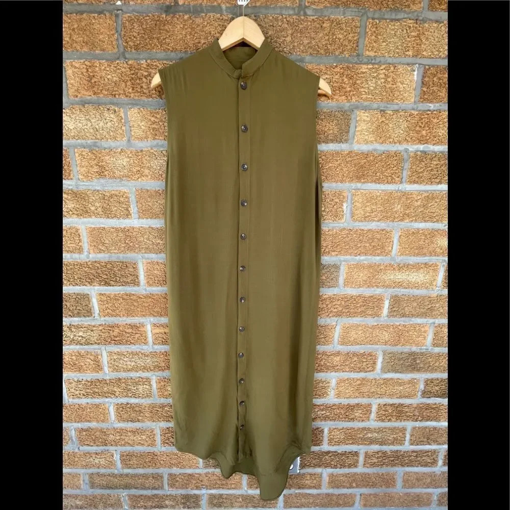 Boys + Arrows maxi button down dress size XS/S